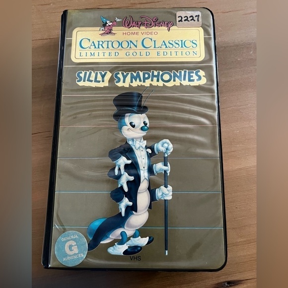 Disney Other - Walt Disney Cartoon Classics Limited Gold Edition Silly Symphonies VHS. 54 mins